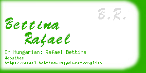 bettina rafael business card